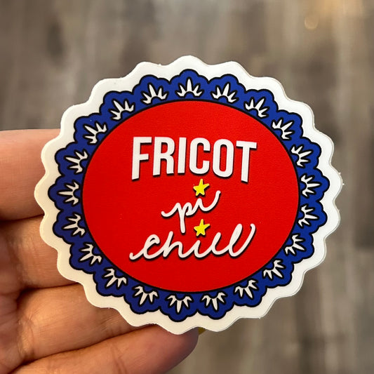 Fricot Pi Chill Sticker