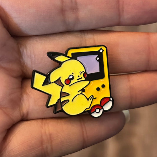 Pikachu Gameboy Enamel Pin