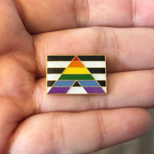 Pride Ally Flag Enamel Pin