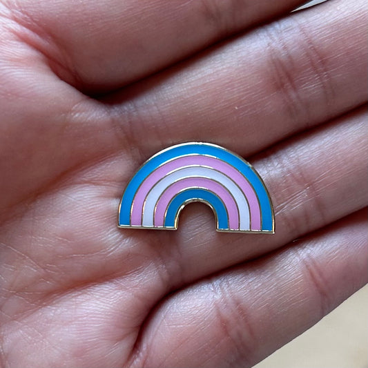 Pride Trans Rainbow Enamel Pin