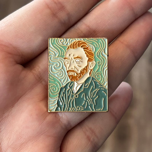 Van Gogh Self-Portrait Enamel Pin