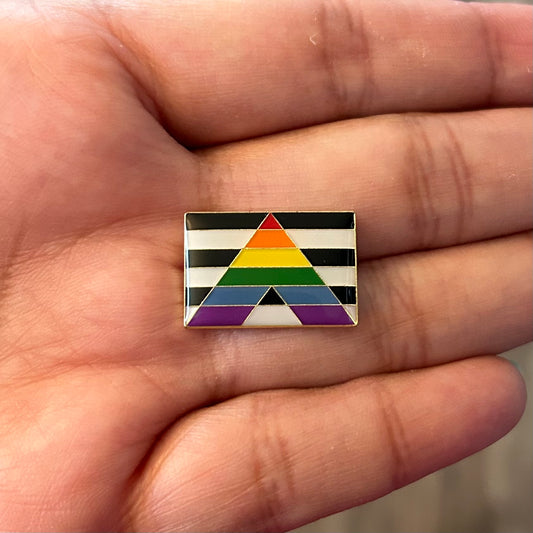 Pride Ally Flag Enamel Pin