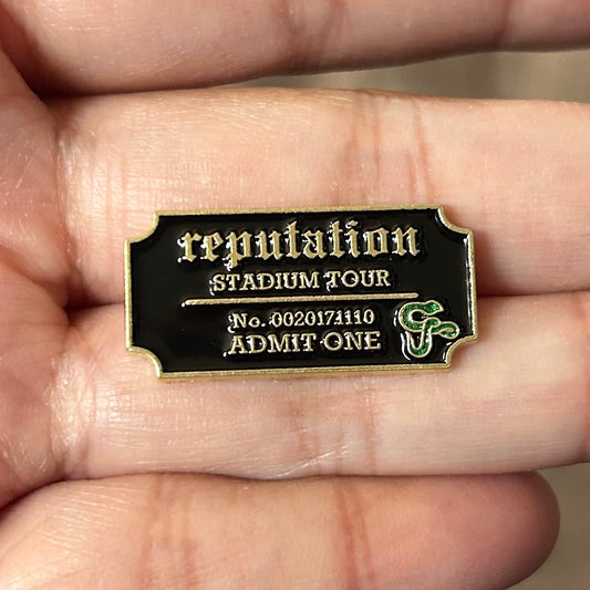 Reputation Stadium Tour Ticket Enamel Pin