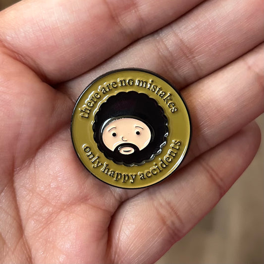 Bob Ross Enamel Pin