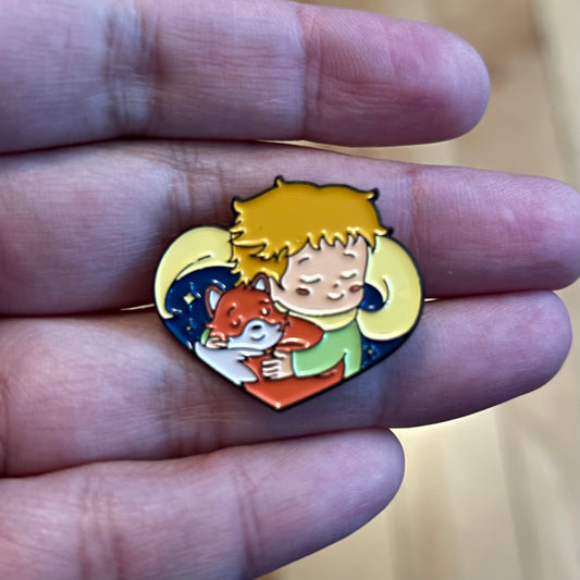 Le Petit Prince Heart Enamel Pin