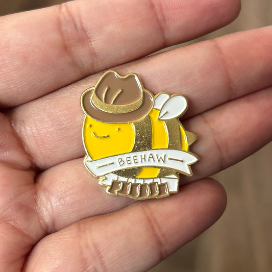 Beehaw Enamel Pin