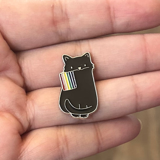 Pride Cat Enamel Pin