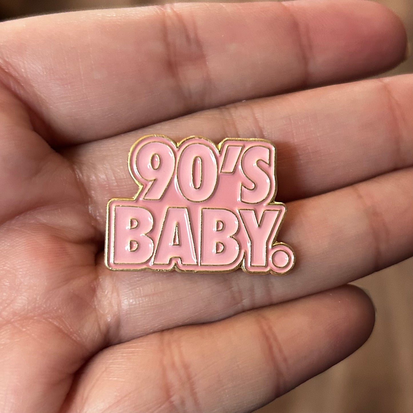 90s Baby Enamel Pin