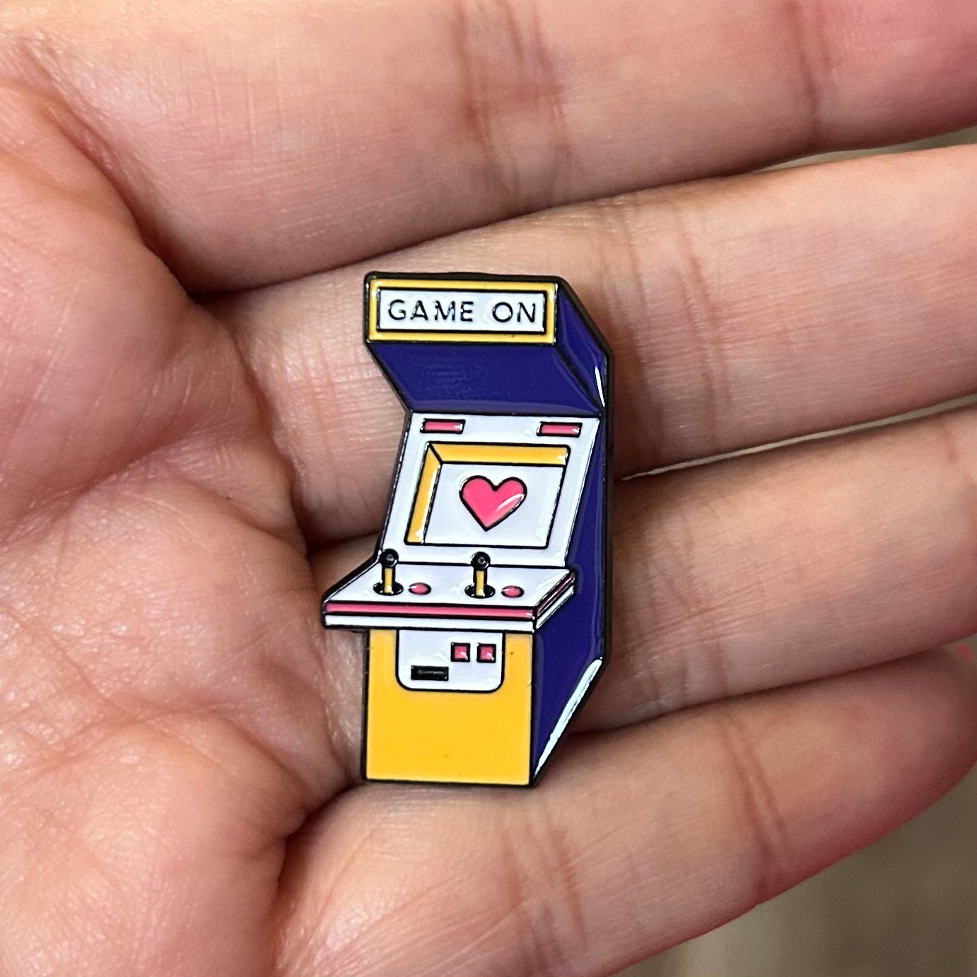 Arcade Game Enamel Pin