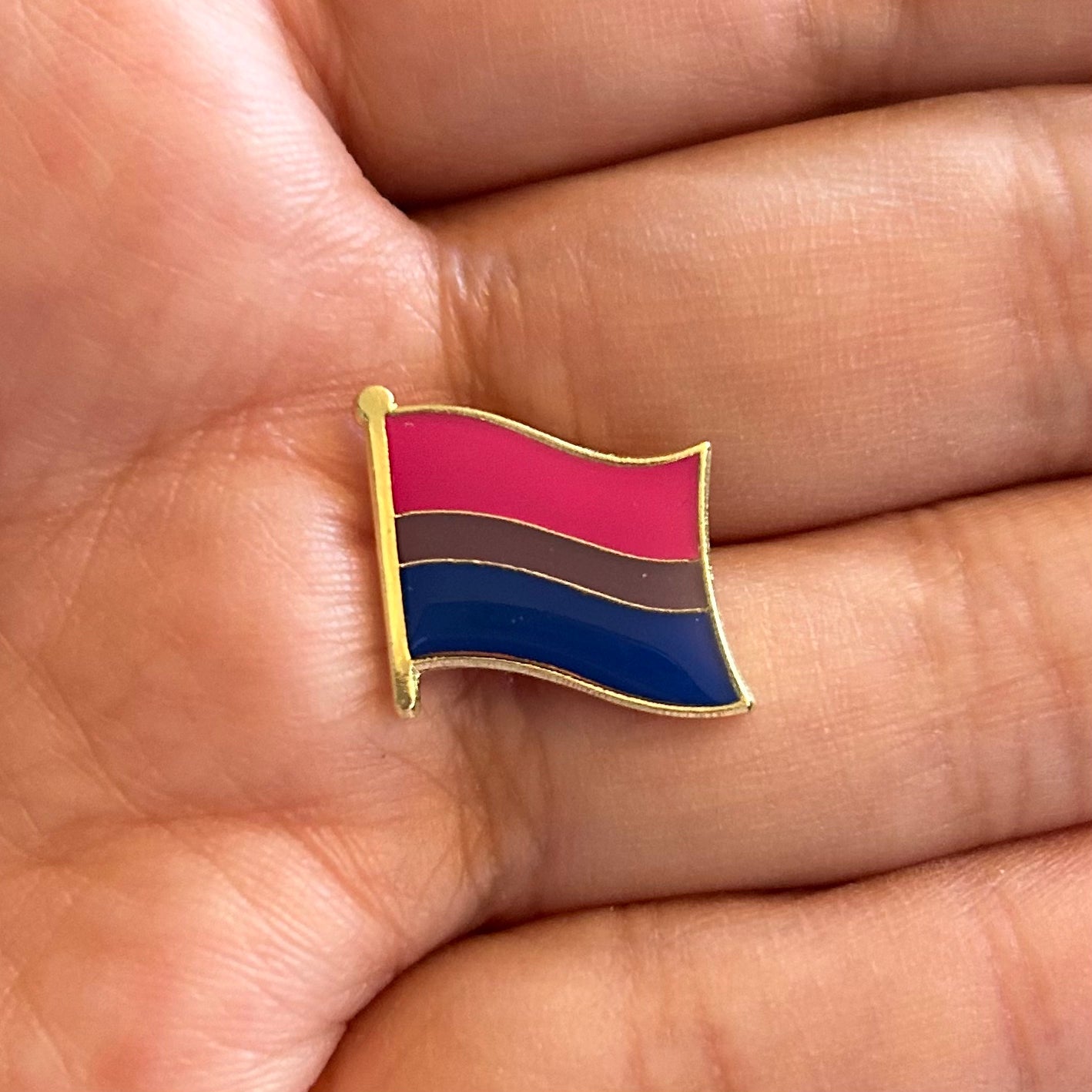 Bisexual Flag Enamel Pin