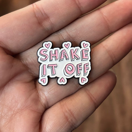 Shake it Off Enamel Pin