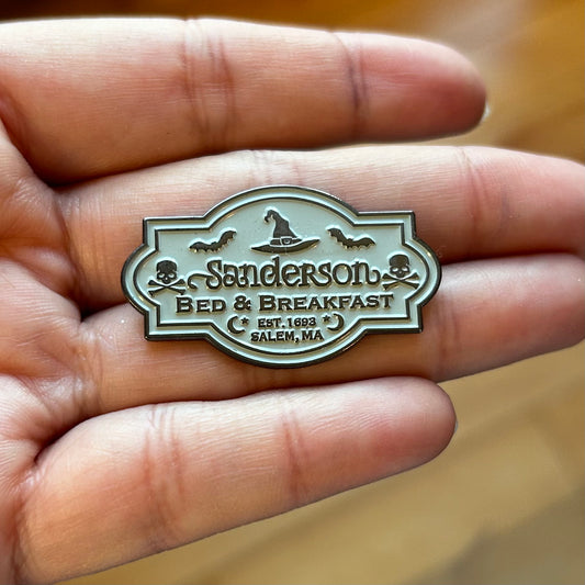 Sanderson Bed and Breakfast Enamel Pin