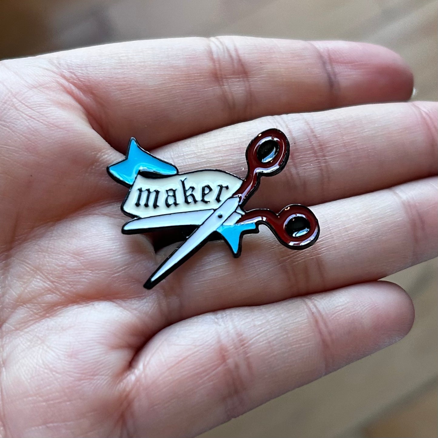 Maker Enamel Pin